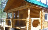 Русская баня на берегу Катуни, Горный Алтай, турбаза Лазурит. фотография